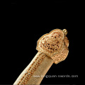 Ming Dynasty Sword Luxury Collection Yongle Sword Collection Edition Handmade Carved Gold Plated with Meteorite Iron